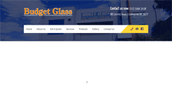 Desktop Screenshot of budgetglasscranbourne.com